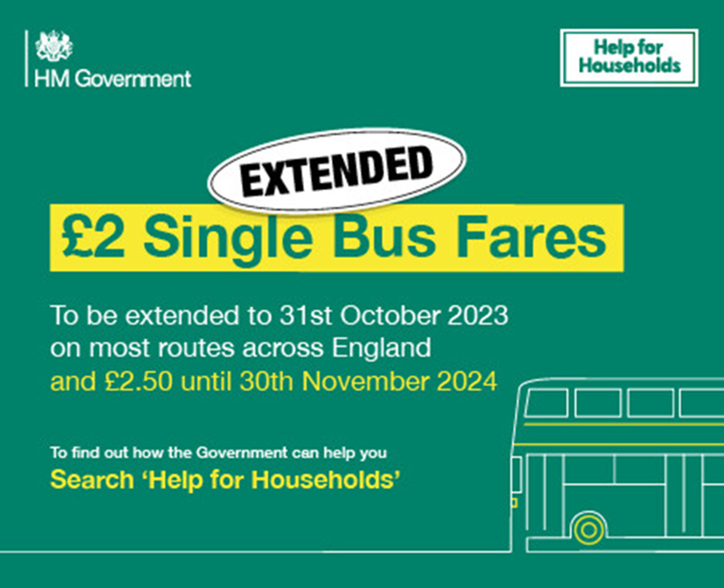 Extended £2 single bus fares First Bus